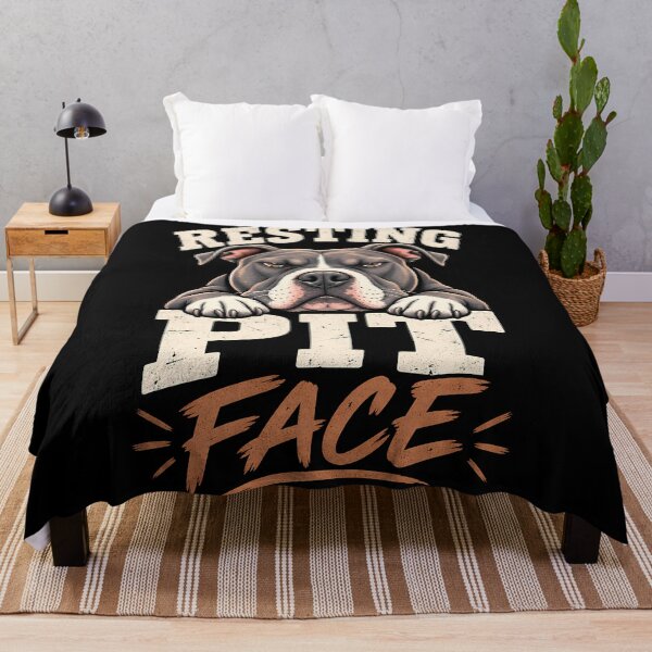 Item preview, Resting Pit Face Funny Pitbull Dog Owner Pet Lover Vintage designed and sold by Photo-Sphere101.