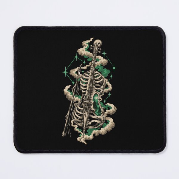 Item preview, Skeleton Cello Moonlit Forest - Gothic Art designed and sold by Allohar.