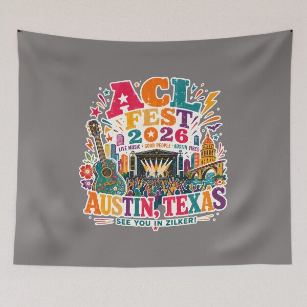 Item preview, ACI-Fest-2026-Austin-Texas-Music-Festival-Retro designed and sold by MareikeWankmil.