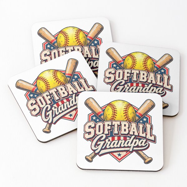 Item preview, Softball Grandpa Sports Baseball Player Grandfather Family Vintage    designed and sold by Photo-Sphere101.