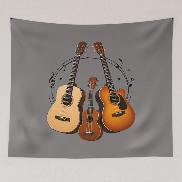 Item preview, Acoustic-Guitars-and-Ukulele-Harmony designed and sold by MareikeWankmil.