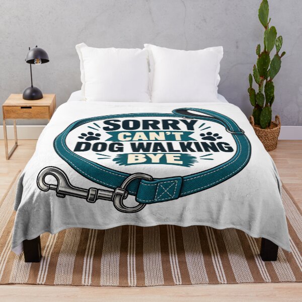 Item preview, Sorry Can't Dog Walking Bye Funny Pet Lover Walker Mom Dad designed and sold by Photo-Sphere101.