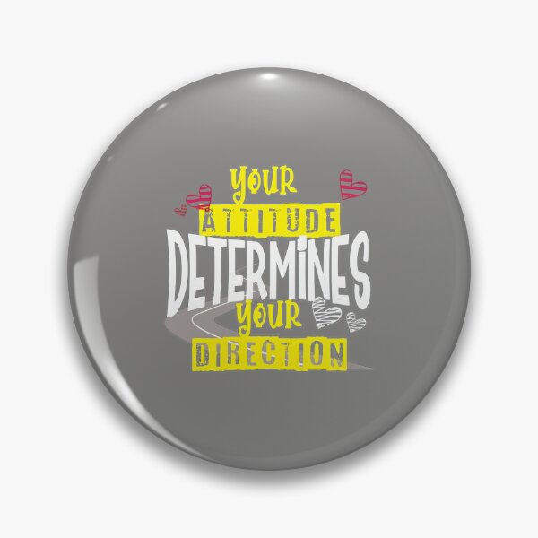 Item preview, Your Attitude Determines Your Direction Quote Tee-34 designed and sold by CorneliaKlar.