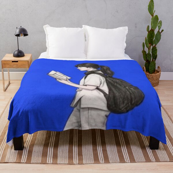 Item preview, Cozy Anime Girl Reading a Book - Lofi Aesthetic designed and sold by Alemway.