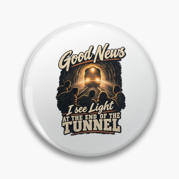 Item preview, Light At The End Of The Tunnel Train | Sarcastic Dark Humor Tee designed and sold by Xtremetiaan.