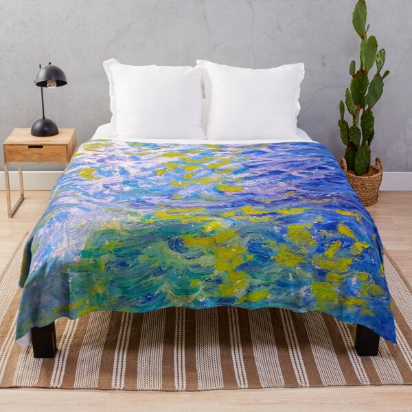 Item preview, the lake. abstract designed and sold by Tereza Pilar Art.