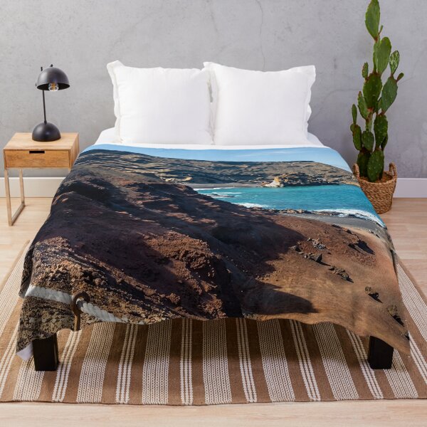 Item preview, Volcanic Landscape and Turquoise Ocean of El Golfo in Lanzarote designed and sold by ArtworkNorth.
