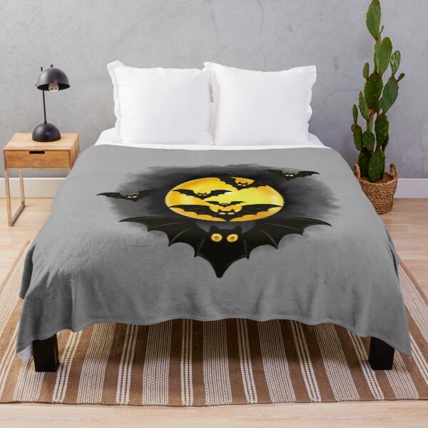 Item preview, Spooky Bat and Full Moon designed and sold by LittleHappiness by Kamollak .