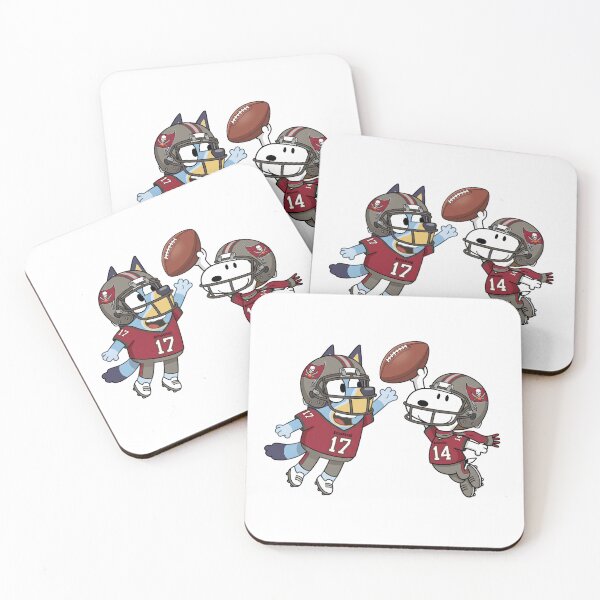 Item preview, Bluey And Snoopy Tampa Bay Buccaneers Football Catch Game Day designed and sold by DamianRoy88.