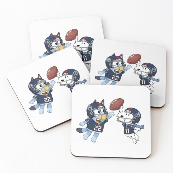 Item preview, Bluey And Snoopy Tennessee Titans Football Catch Game Day designed and sold by DamianRoy88.