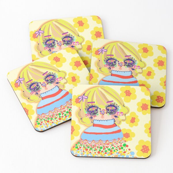 Item preview, Psychedelic Blonde Girl designed and sold by cosmikdoodle.