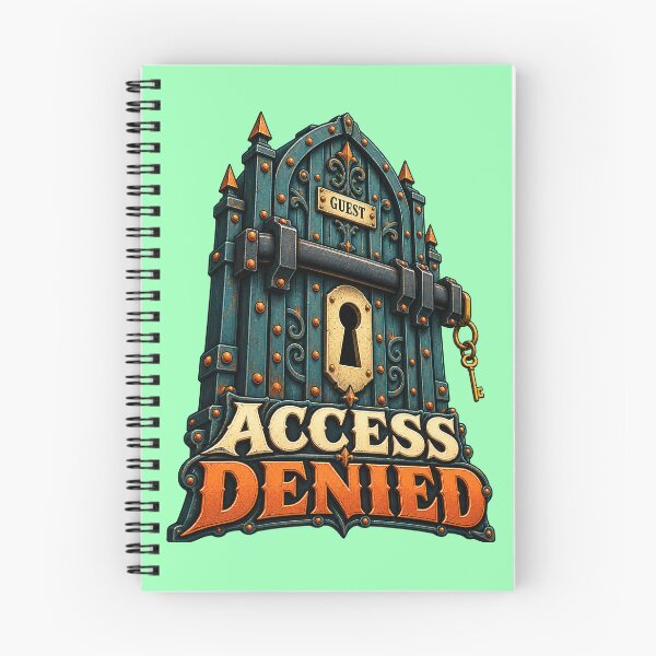 Item preview, Access Denied – Cybersecurity Gate and Zero Trust Humor designed and sold by Ink and Wink.