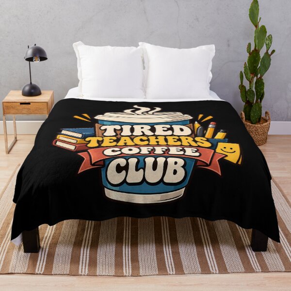 Item preview, Tired Teachers Coffee Club Educator Funny School Caffeine Lovers Retro designed and sold by Photo-Sphere101.