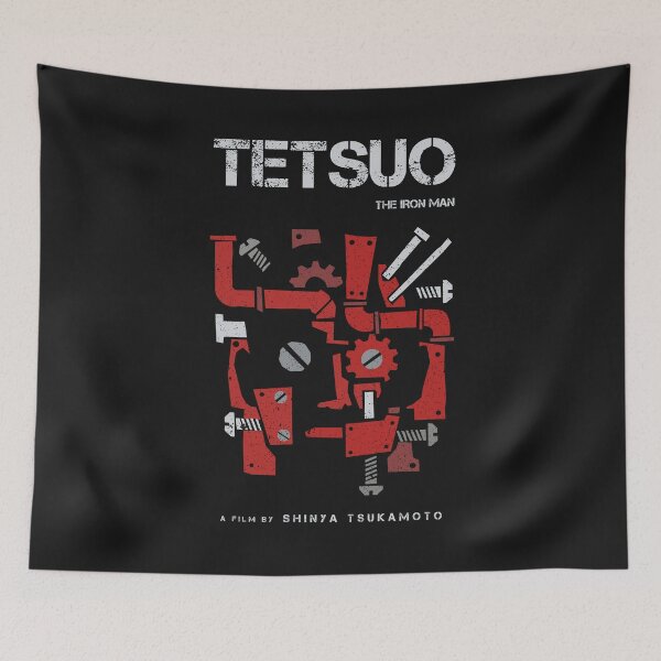 Item preview, Shinya Tsukamoto "Tetsuo: The Iron Man" Minimalist Cult Horror Movie T-Shirt | Japanese Cyberpunk Art Print designed and sold by MORKINO POSTERS.
