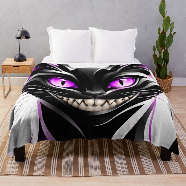 Item preview, Halloween Black Cat with Glowing Purple Eyes designed and sold by Vintage Poster Gallery.