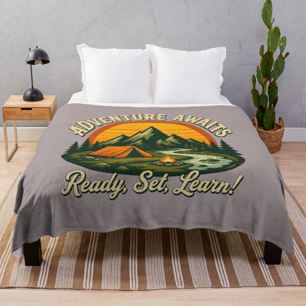 Item preview, Adventure-Awaits-Mountains-Sunset-Learn-Nature designed and sold by DirkRadola.