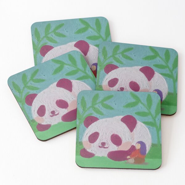 Item preview, Giant Panda Oil Art designed and sold by Pastelous.