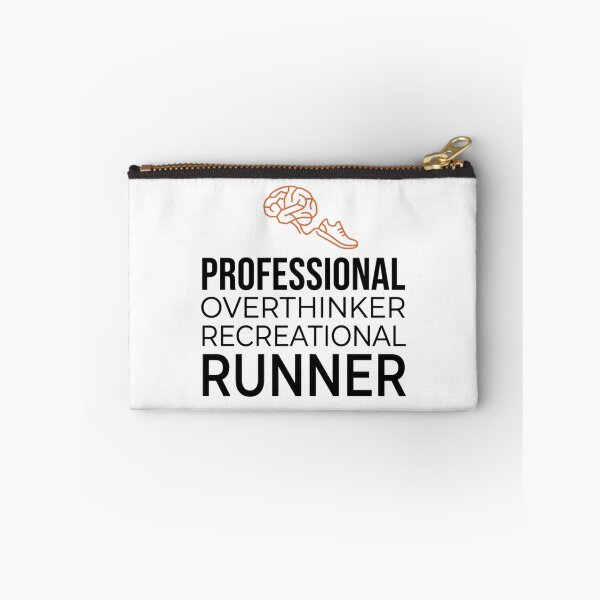 Item preview, Professional Overthinker, Recreational Runner designed and sold by RunningWhiskers.