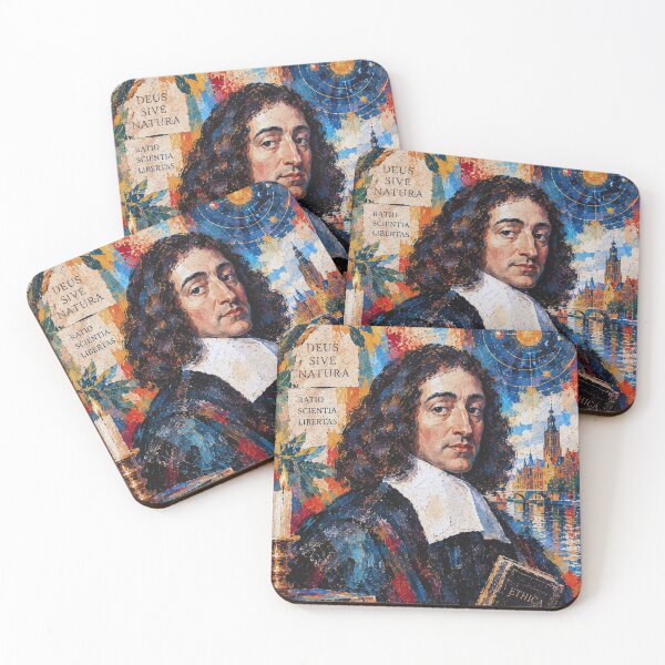Item preview, Baruch Spinoza Painting – Portrait of a Great Philosopher designed and sold by GalleryKauffeld.