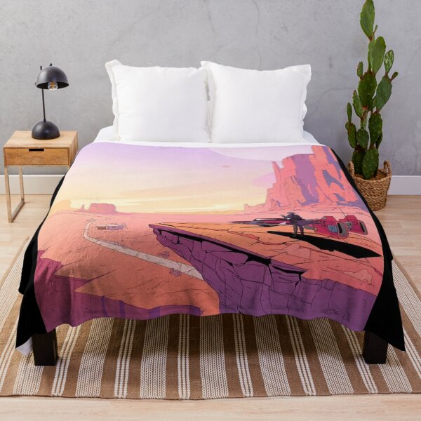 Item preview, Sable Hoverbike Atmospheric Desert Landscape Poster designed and sold by · GAMING SOUL ·.