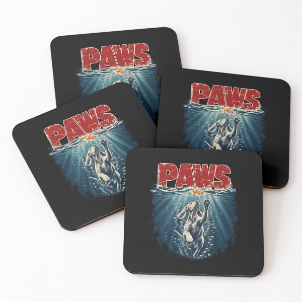Item preview, Vizsla PAWS Funny Shark Movie Parody designed and sold by clickmostro.