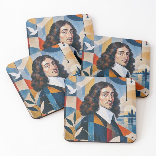 Item preview, Baruch Spinoza Portrait Painting – Dutch Philosopher and Thinker designed and sold by GalleryKauffeld.