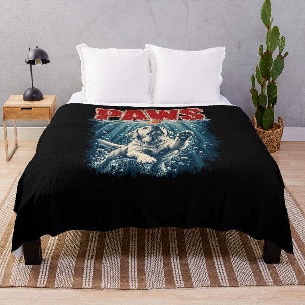 Item preview, Labrador Retriever PAWS Funny Shark Movie Parody designed and sold by clickmostro.