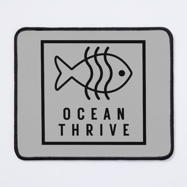 Item preview, Ocean Thrive - Minimalist Fish Logo Tee designed and sold by XelaStore.