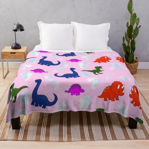Item preview, Colourful Whimsical Dinosaur Seamless Pattern – Playful Prehistoric Illustration designed and sold by zvbillustration.