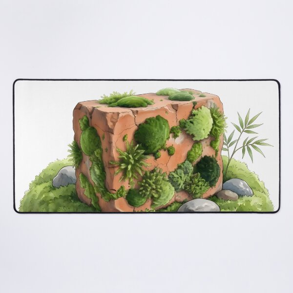 Item preview, Mossy Pet Brick – The Perfect Low-Maintenance Companion designed and sold by Sybille-Yates.