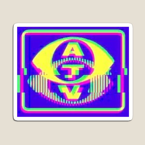 ATV Glitch Logo Magnet