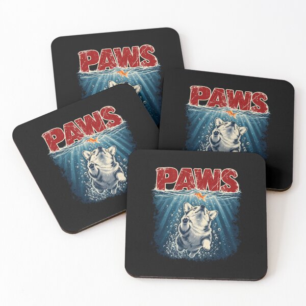 Item preview, Pembroke Welsh Corgi PAWS Funny Shark Movie Parody designed and sold by clickmostro.