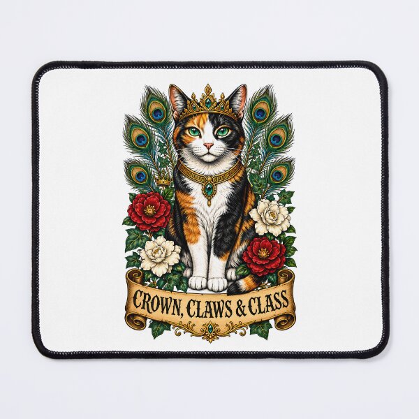 Item preview, Crown Claws and Class Royal Cat Art    designed and sold by Old's Cool Cat Studio.