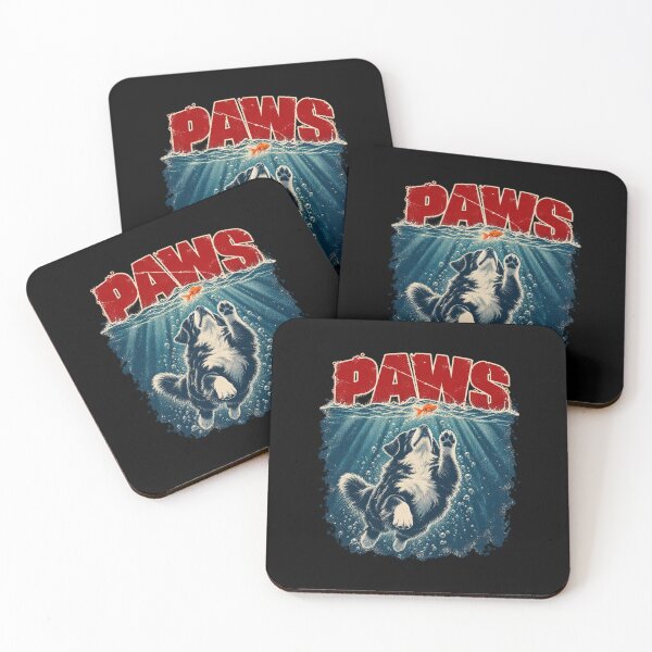 Item preview, Bernese Mountain Dog PAWS Funny Shark Movie Parody designed and sold by clickmostro.