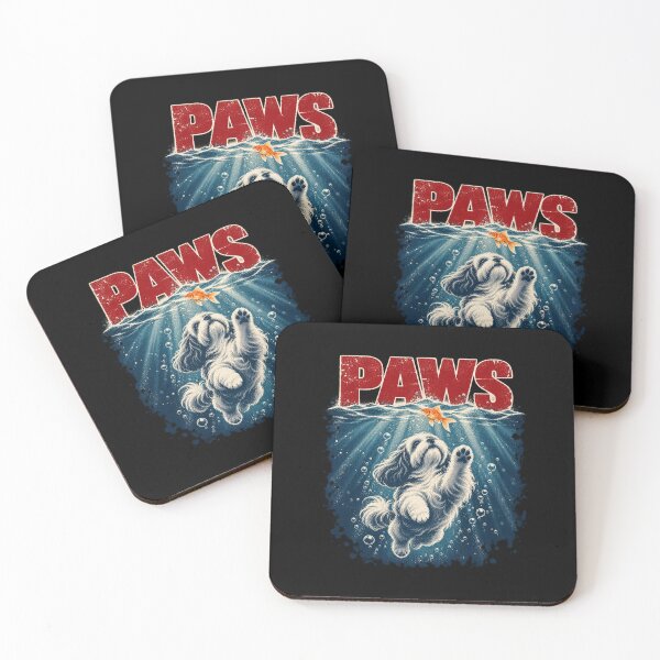 Item preview, Havanese PAWS Funny Shark Movie Parody designed and sold by clickmostro.