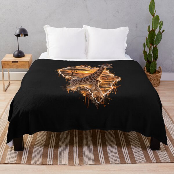 Item preview, African Giraffe Emerging from Africa at Sunset designed and sold by Medve Photography & Design.