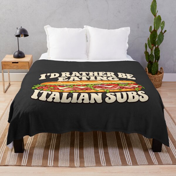 Item preview, Italian Sub Sandwich Retro Deli Art Cream Lettering Foodie Humor designed and sold by AmiGraph.