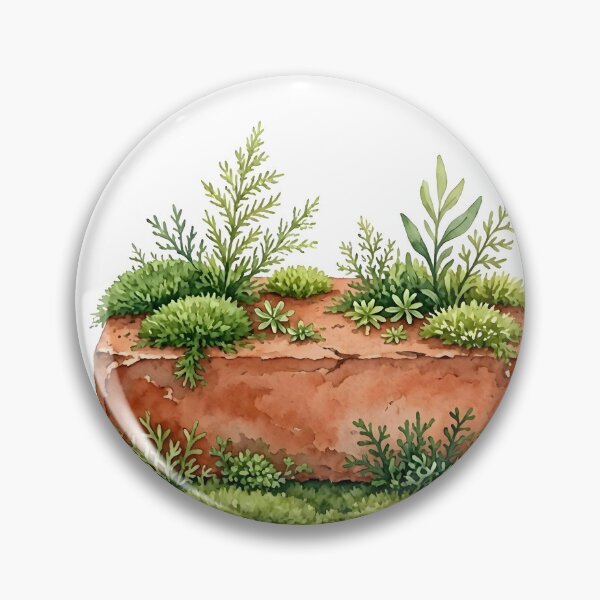Item preview, Mossy Pet Brick – The Perfect Low-Maintenance Companion designed and sold by Sybille-Yates.