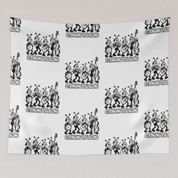 Item preview, Stringing You Along | Vintage Cartoon Band designed and sold by Mono.fi Studios.