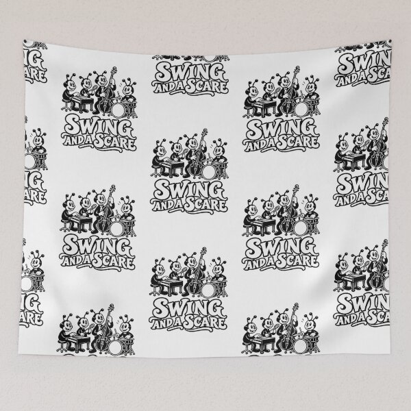 Item preview, Swing And A Scare | Vintage Cartoon Band designed and sold by Mono.fi Studios.