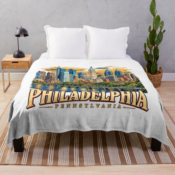 Artikelvorschau, Vintage-Reisesouvenir aus Philadelphia, Pennsylvania – Geschenk zu einem Wahrzeichen entworfen und verkauft von MichaeIRellov.