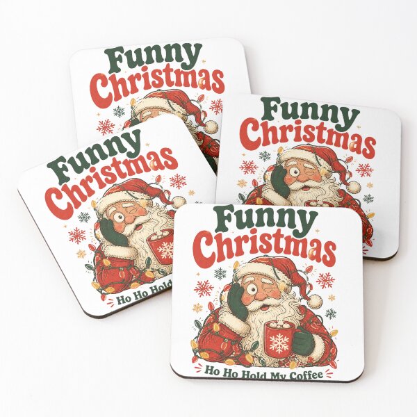 Item preview, Funny Christmas Santa Coffee Lover Design designed and sold by BAAKSHOP.