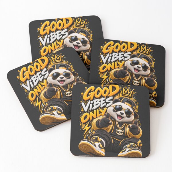 Item preview, Good Vibes Only – 3D Hip Hop Panda Streetwear designed and sold by Zaim4Fashion.
