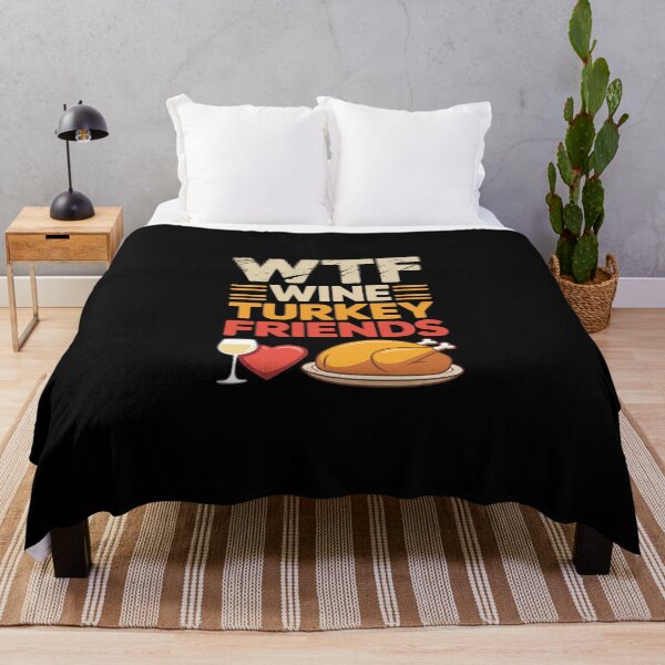 Item preview, WTF Wine Turkey Friends designed and sold by jkrphoto.