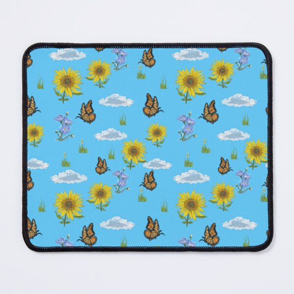 Item preview, Sunflowers and Butterflies Sunlit Pattern designed and sold by hopenoli_art.