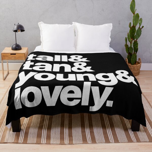 Item preview, Tall & Tan & Young & Lovely – The Girl from Ipanema Minimalist Typography designed and sold by ChickenFund.
