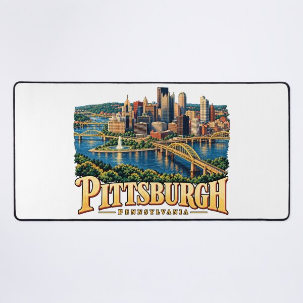 Item preview, Vintage Pittsburgh Pennsylvania Travel Souvenir Landmark Gift designed and sold by MichaeIRellov.
