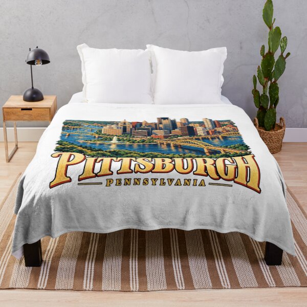 Artikelvorschau, Vintage Pittsburgh Pennsylvania Reiseandenken Wahrzeichen Geschenk entworfen und verkauft von MichaeIRellov.