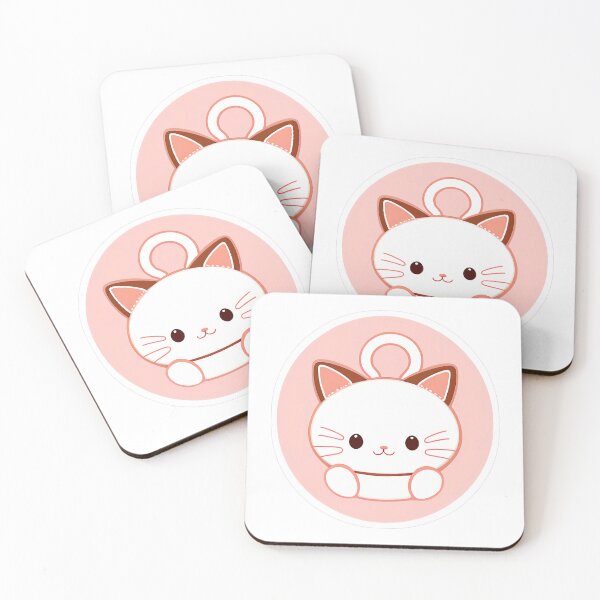 Item preview, Cute White Cat Christmas designed and sold by For-Cat Studio.