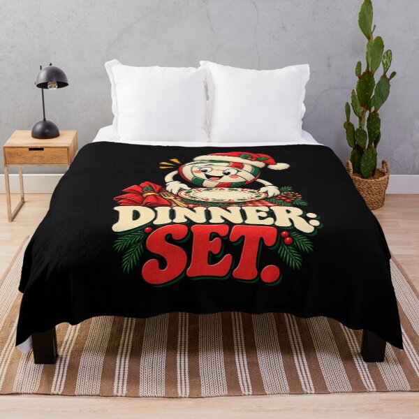 Item preview, Volleyball Christmas Dinner Set Funny Setter Humor designed and sold by MOTIFOLK.